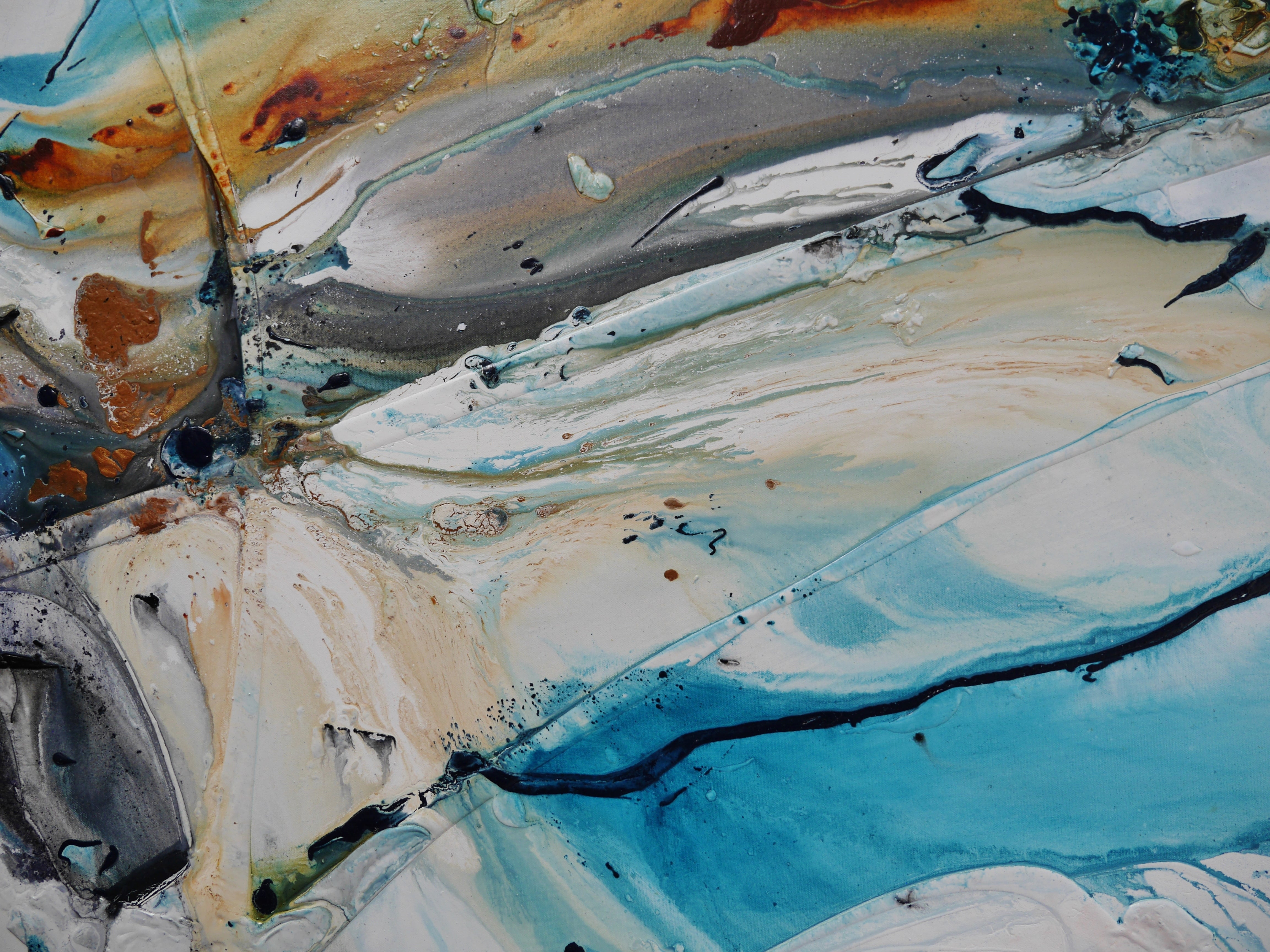 Abstract Textured Wall Art Painting 106