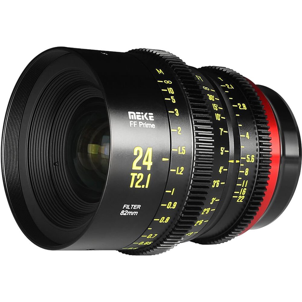 Meike 24mm T2.1 Full Frame Cinema Prime Lens for Canon EF Mount - Professional Cine Lens for Filmmaking, Videography & Photography