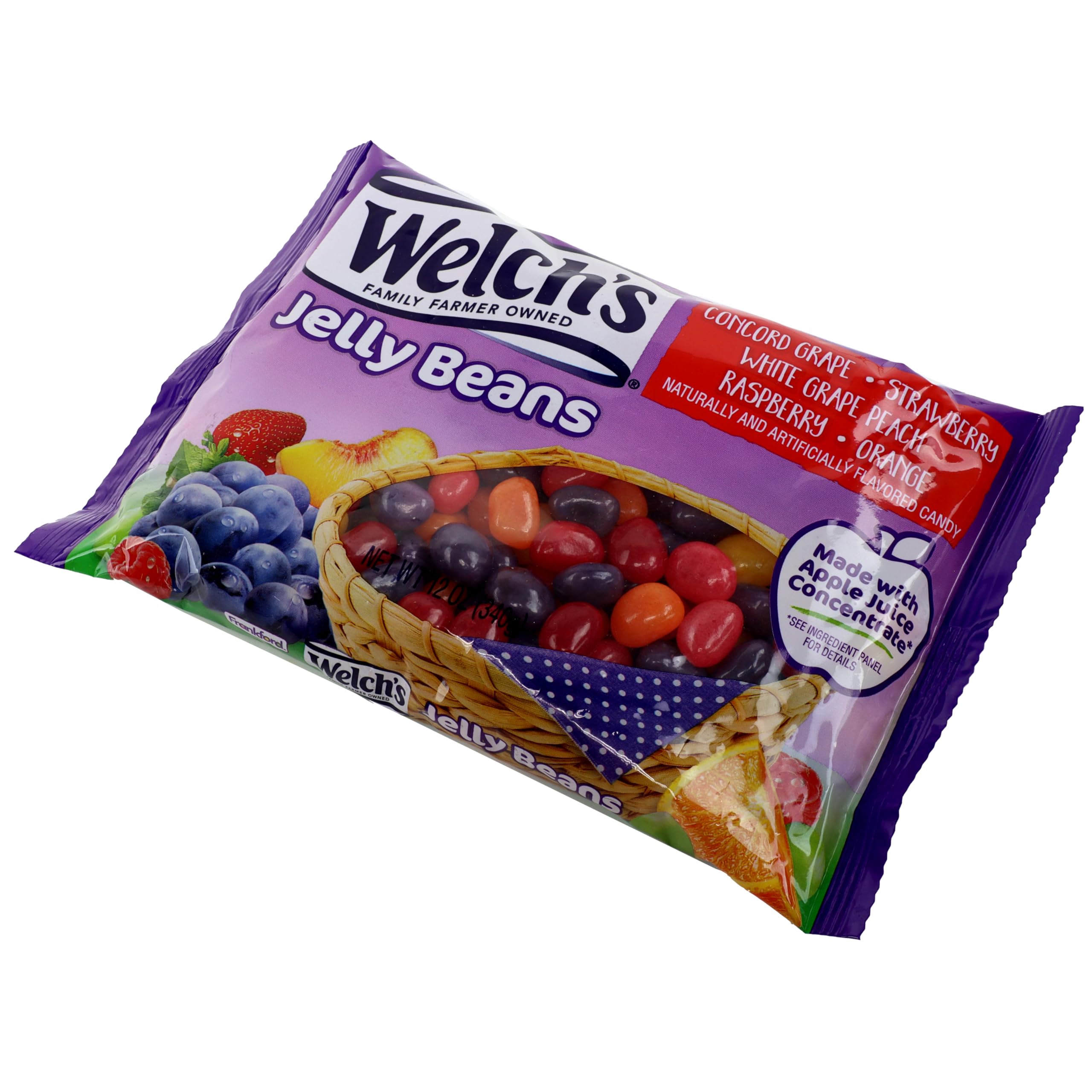 Welch's Fruit Flavor Jelly Beans - 2 Pack Candy Snacks & Sweets by Frankford Candy - Perfect for Easter Baskets, Party Favors & Office Treats