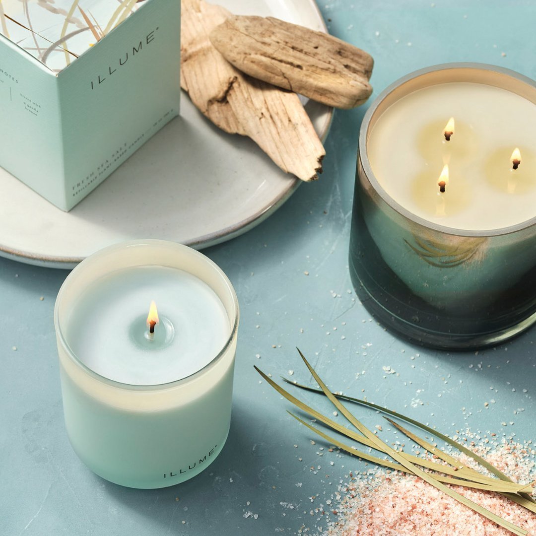 Light Blue Taper Candles - Set of 3 for Dining Table, Wedding Decor & Romantic Ambiance | Premium Dripless Wax Candles for Home Decor & Special Occasions
