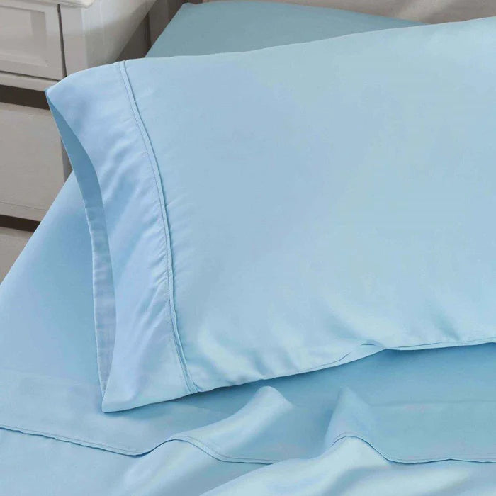 300 Thread Count Modal Beechwood Pillowcase Set - 2 Piece Soft & Breathable Bedding for a Comfortable Night's Sleep - Perfect for Home, Hotel, and Travel Use