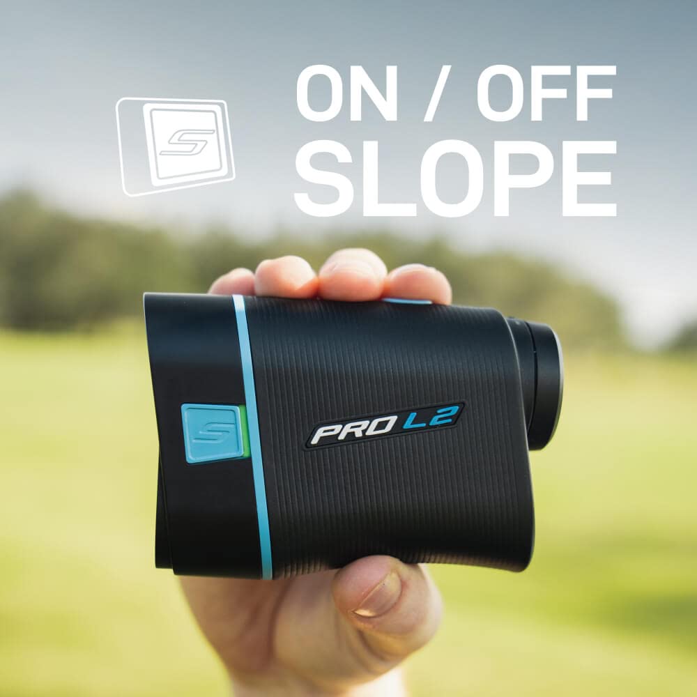 Shot Scope PRO L2 Golf Laser Rangefinder - Premium GPS Distance Measuring Device for Golfers | Perfect for Course Play & Tournament Practice