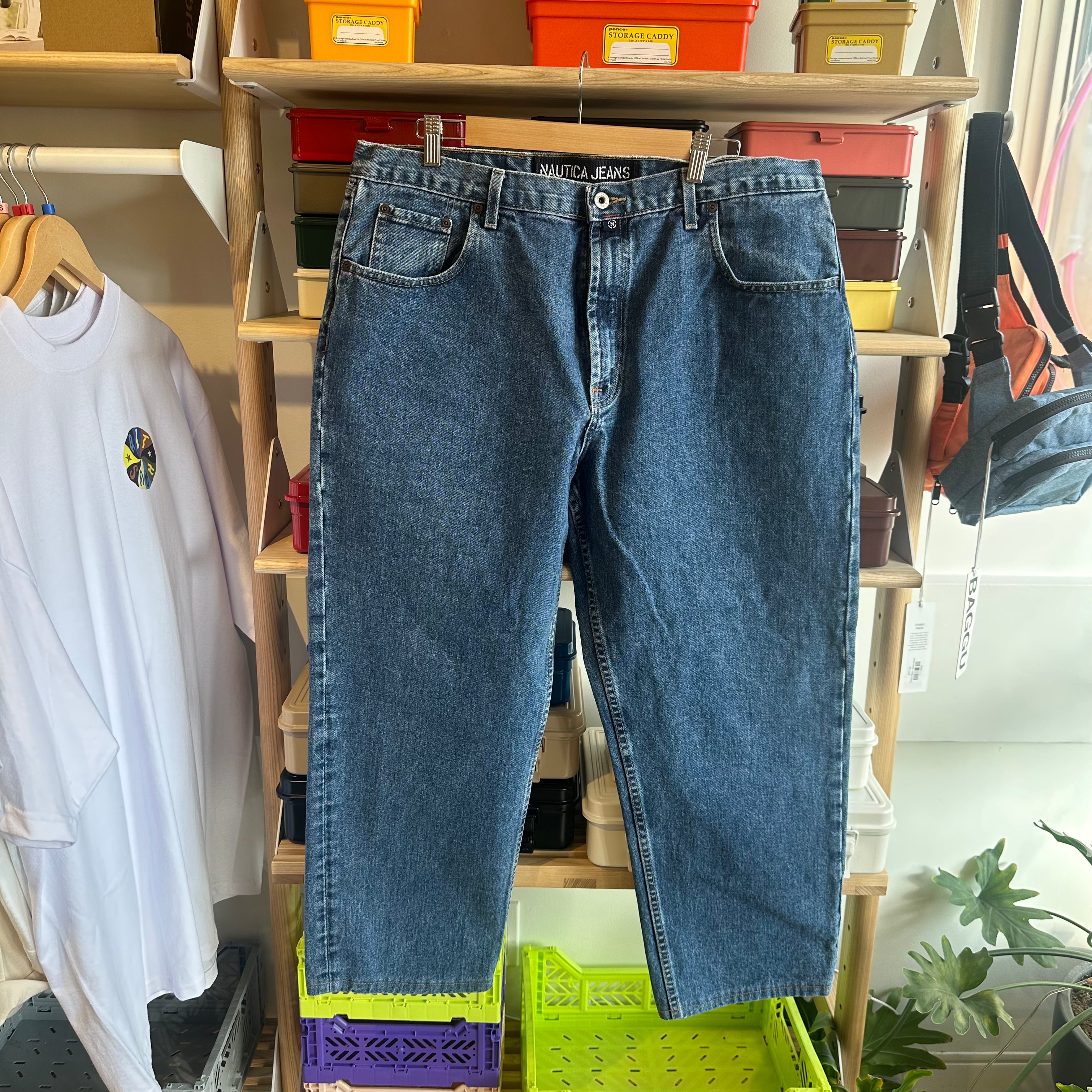Nautica Men's Classic Fit Stretch Denim Jeans | Comfortable & Durable for Everyday Wear | Perfect for Casual Outfits & Office Attire