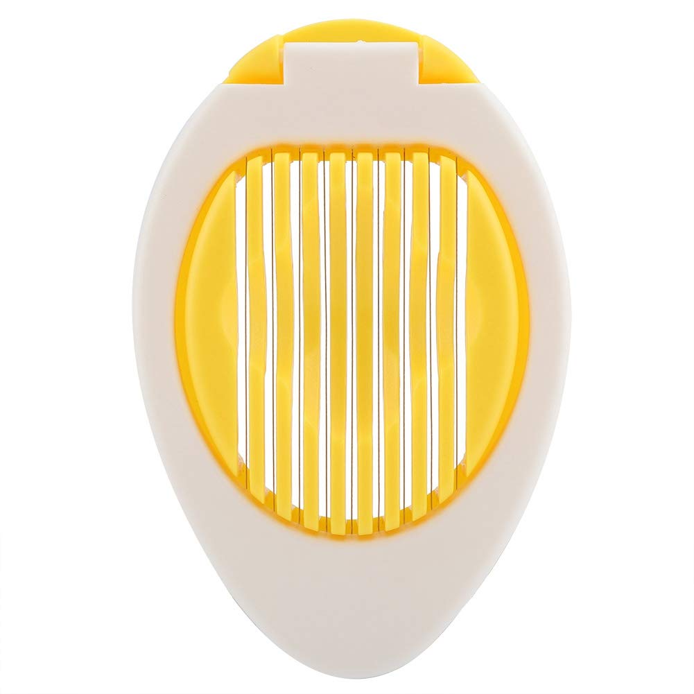 Premium Plastic Egg Cutter - Stainless Steel Blade Egg Slicer for Boiled & Preserved Eggs | Non-Toxic Kitchen Tool for Home & Restaurant Use | Perfect for Salads, Sandwiches & Breakfast Plating