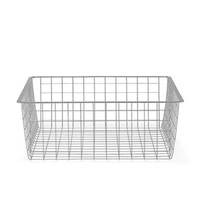 450mm Wide Wire Basket - Heavy Duty Storage Organizer for Kitchen, Bathroom, Office & Garage - Perfect for Organizing Utensils, Toiletries, Files & Tools