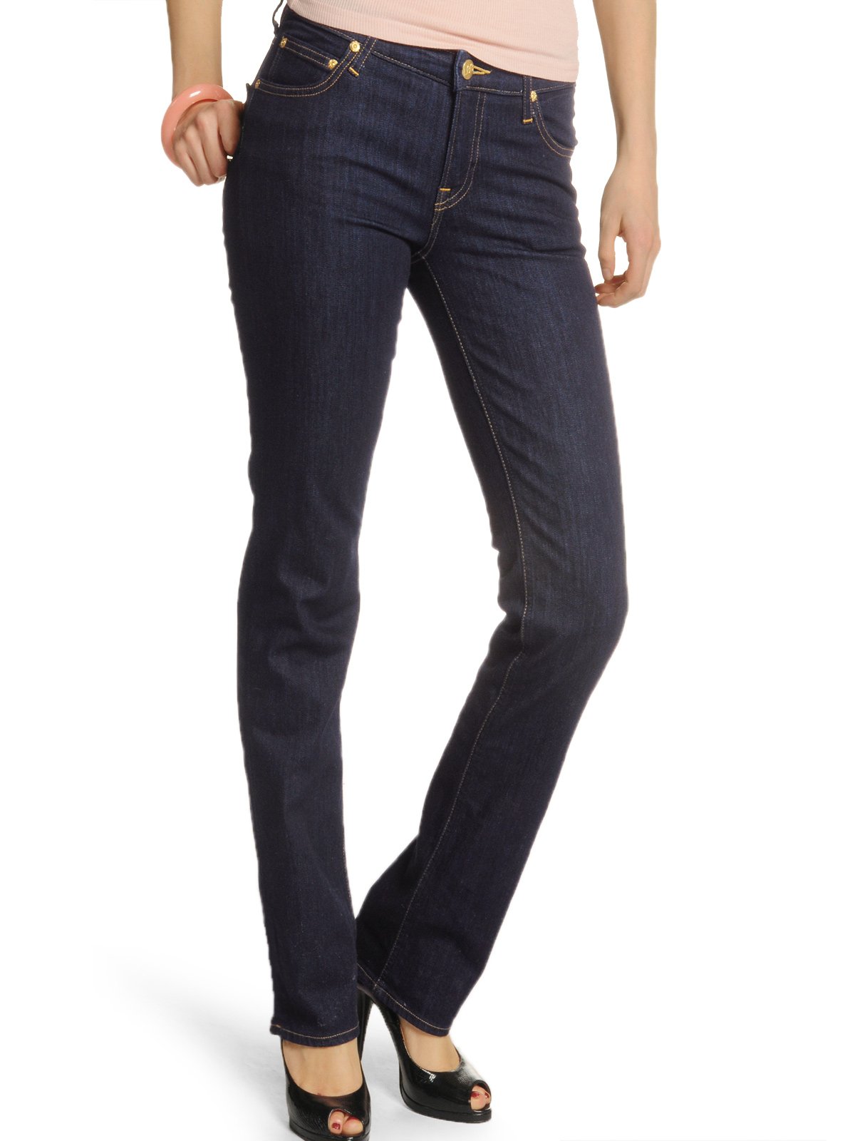 Lee Marion Straight Women's Jeans - Classic Comfort Fit Denim Pants for Casual Wear & Everyday Style | Perfect for Office, Shopping & Weekend Outings