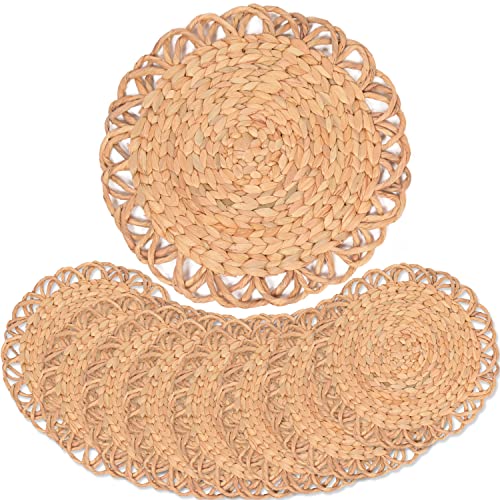 Flower Placemats 13.4in Set 8