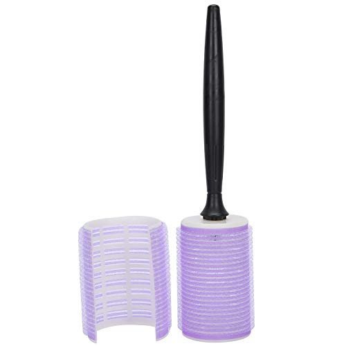 Professional Self-Adhesive Hair Rollers for Curling & Styling - Breathable Hair Curlers for Salon & Home Use - Purple Hair Styling Tool for Wavy & Curly Hairstyles (Great for Parties, Weddings & Daily Styling)