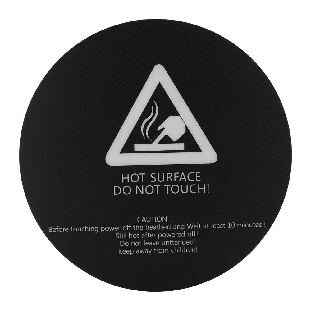 Premium 3D Printer Sticker - 200mm Round Heat-Resistant Build Surface for Hot Bed Aluminum Plate | Ideal for 3D Printing, Crafting & DIY Projects