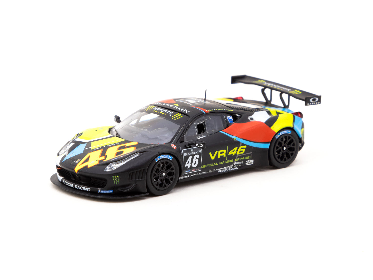1/64 Scale Ferrari 458 Italia GT3 Blancpain Endurence Series 2012 - Nurburgring #46 Diecast Model Car by Tarmac Works & IXO Models | Collectible Racing Car for Display & Hobby64 Collection | Perfect for Car Enthusiasts & Model Racing Fans