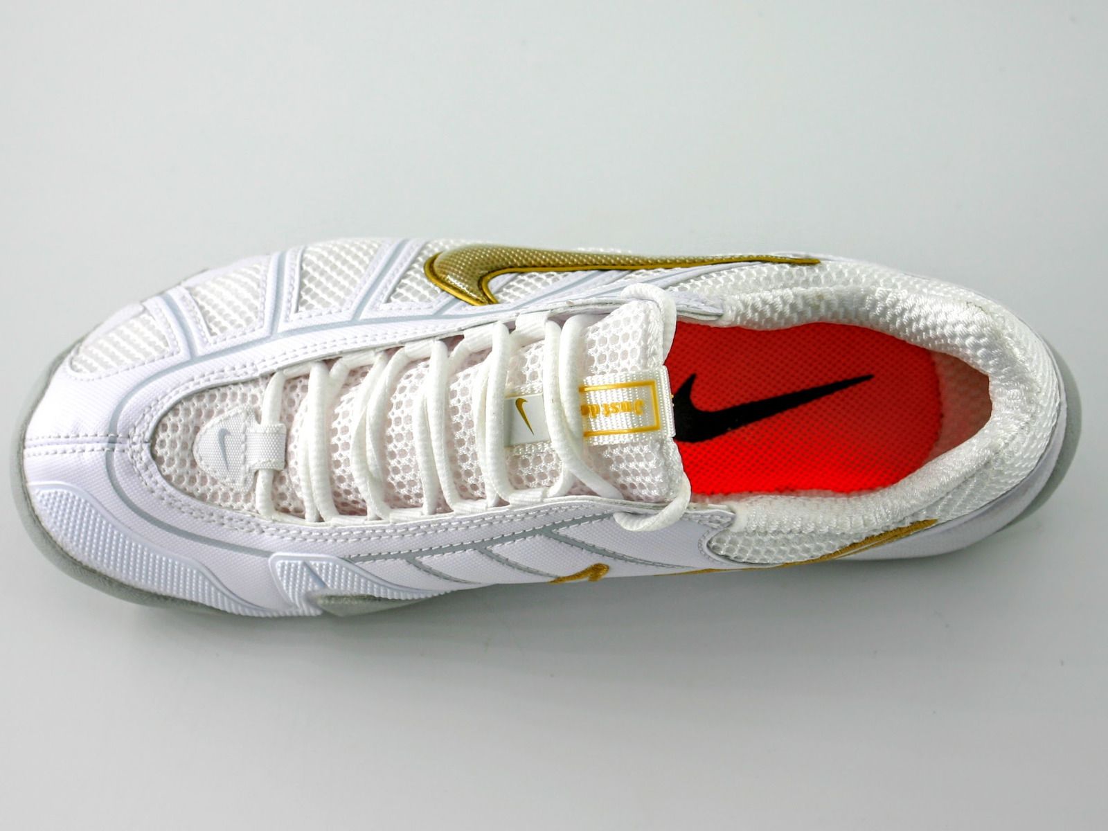 Nike Air Zoom Running Shoes for Men & Women - White/Gold - Lightweight Cushioned Sneakers for Jogging, Gym & Casual Wear