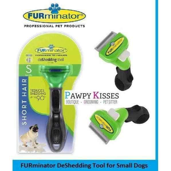 FURminator Small Dog Deshedding Tool - Reduce Shedding & Grooming Brush for Short Hair Dogs - Perfect for Home Pet Grooming & Shed Control