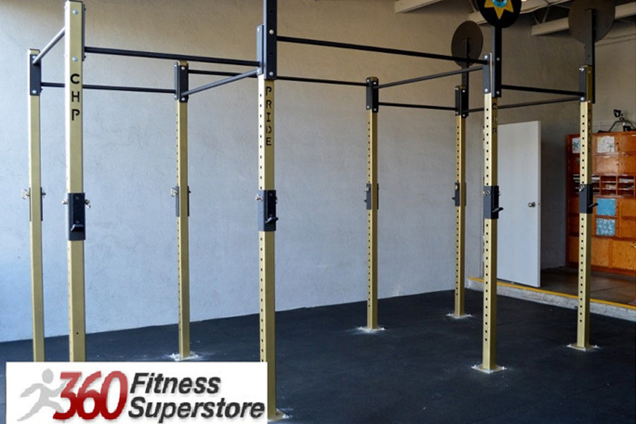 Warrior Commercial Pro Rig System - Heavy Duty Gym Equipment for CrossFit, Weightlifting & Strength Training - Perfect for Home Gyms & Fitness Studios