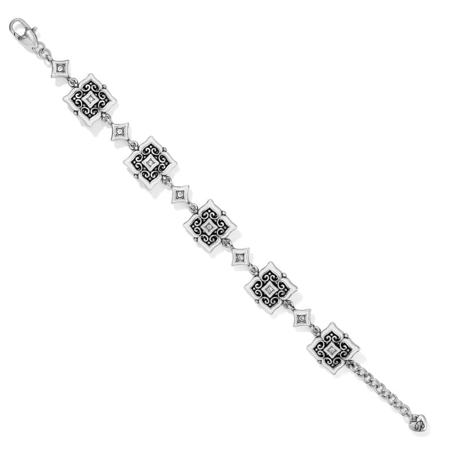 Alcazar Blanc Bracelet for Women - Elegant Crystal Beaded Adjustable Wristband, Perfect for Parties, Weddings & Everyday Wear