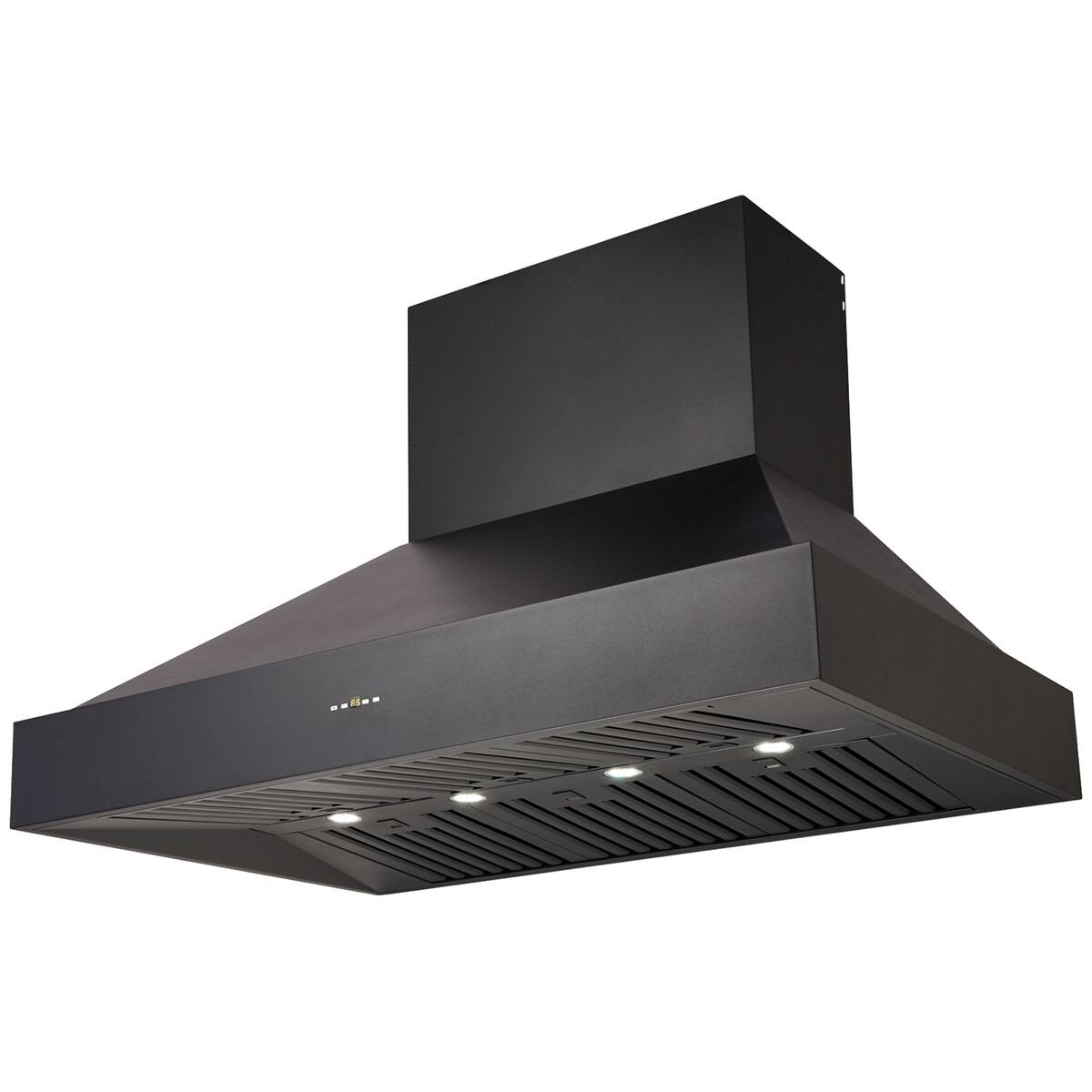 Schweigen 47-Inch Non-Silent Canopy Range Hood for Outdoor BBQ - Black (Model CL8912B) | Perfect for Patio, Backyard & Outdoor Kitchen Ventilation