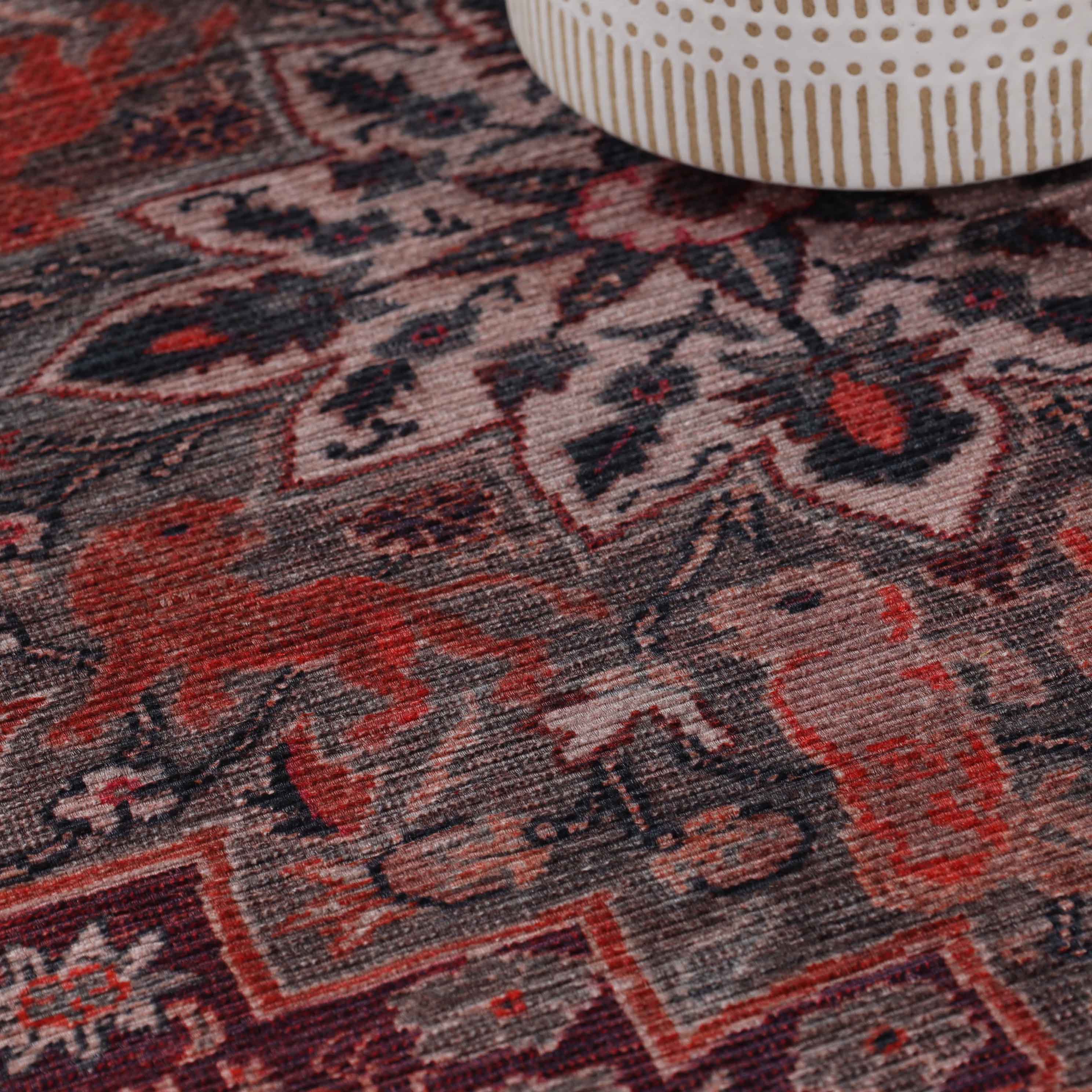 Bohemian Oriental Medallion Wildlife Indoor Area Rug or Runner - Non-Slip, Soft & Durable - Perfect for Living Room, Bedroom, or Hallway Decor