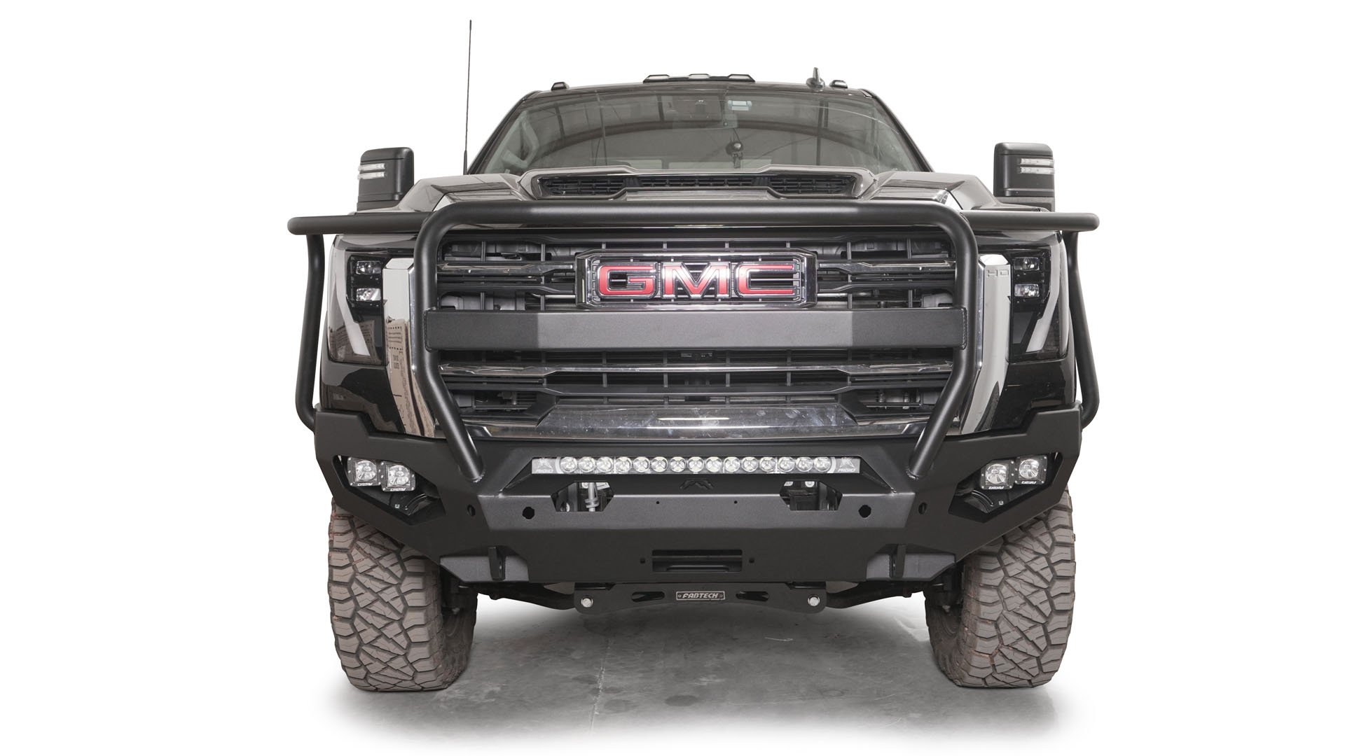 2024 GMC 2500/3500 HD Heavy Duty Matrix Front Bumper - Durable Off-Road Replacement for Sierra & Silverado Trucks - Perfect for Towing, Off-Roading & Truck Customization