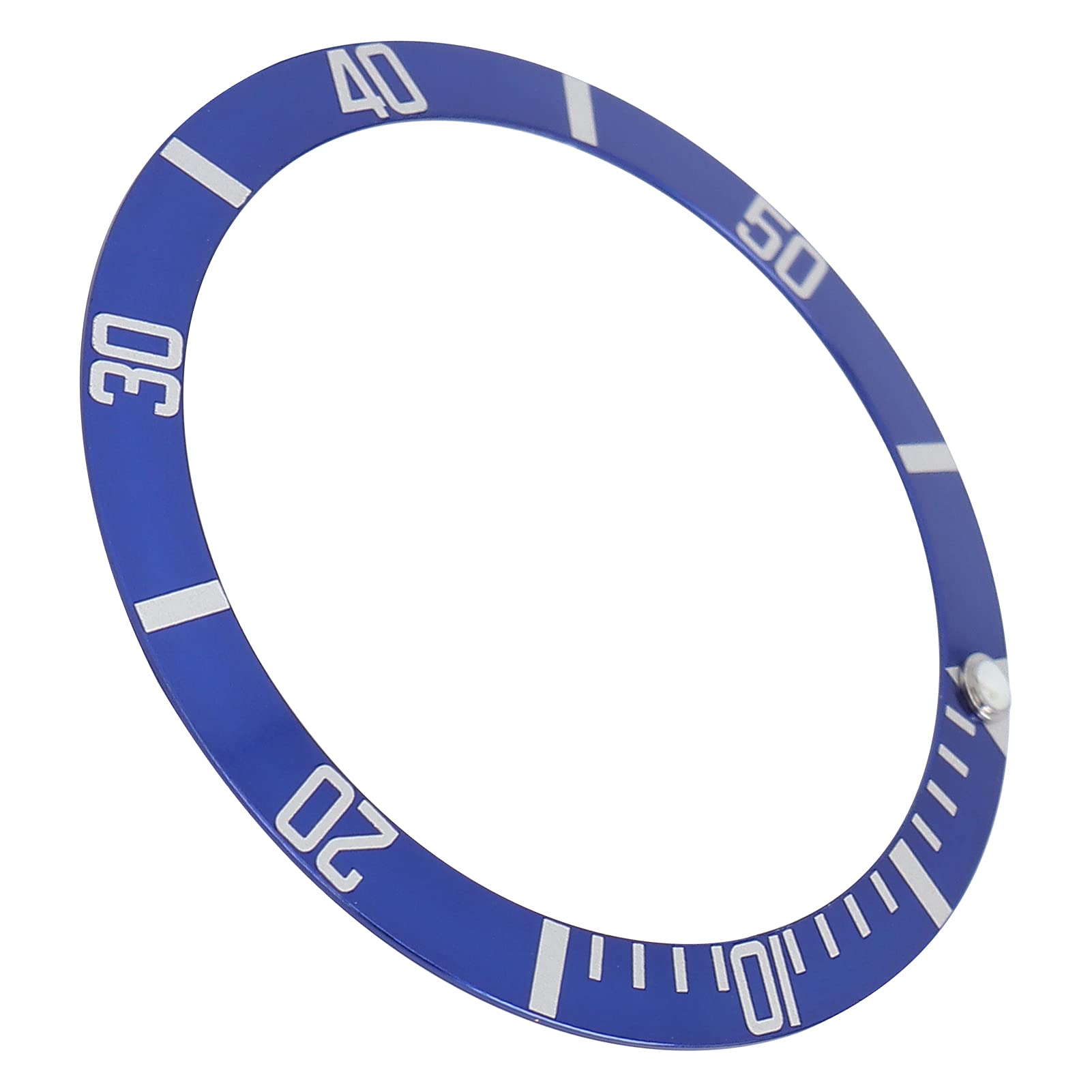 Professional Watch Bezel Insert Ring 1.3in - Blue Replacement for Watch Repair & DIY