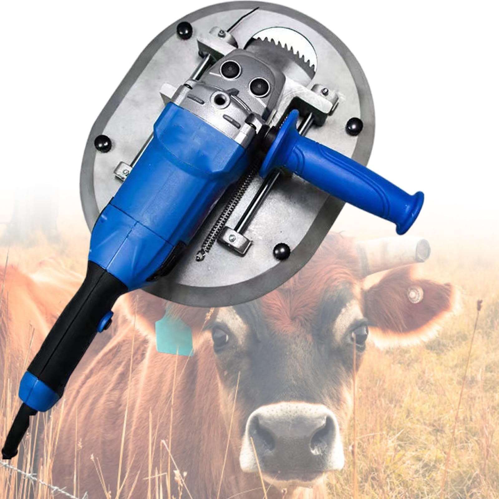 1900W High-Power Horn Trimmer for Cattle & Livestock - Heavy-Duty Veterinary & Farm Animal Hoof Cutter with Fast-Speed Steel Blade - Perfect for Ranch, Dairy Farm, and Large Animal Husbandry Operations