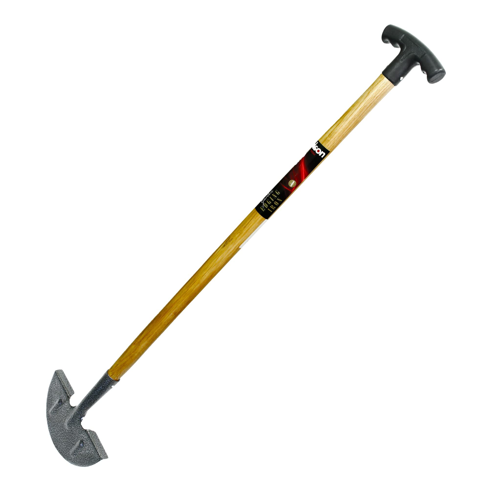 82656 Ash Handle Edging Iron - Professional Garden Tool for Landscaping, Lawn Care & DIY Projects - Durable Wooden Handle & Rust-Resistant Steel Blade - Perfect for Edging Flower Beds, Walkways & Driveways