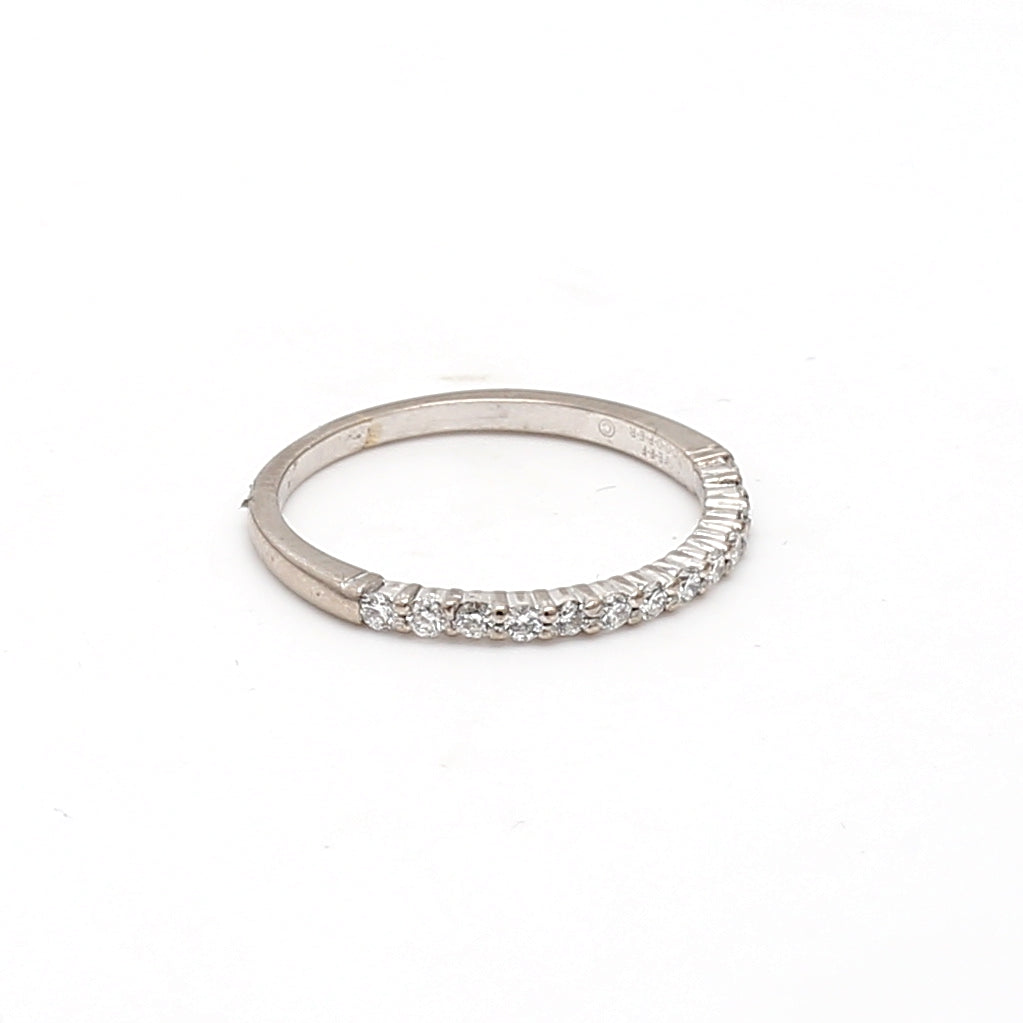 0.20 Carat Round Brilliant H I1 Diamond Engagement Ring in 18K White Gold - Perfect for Proposals, Weddings & Anniversary Gifts