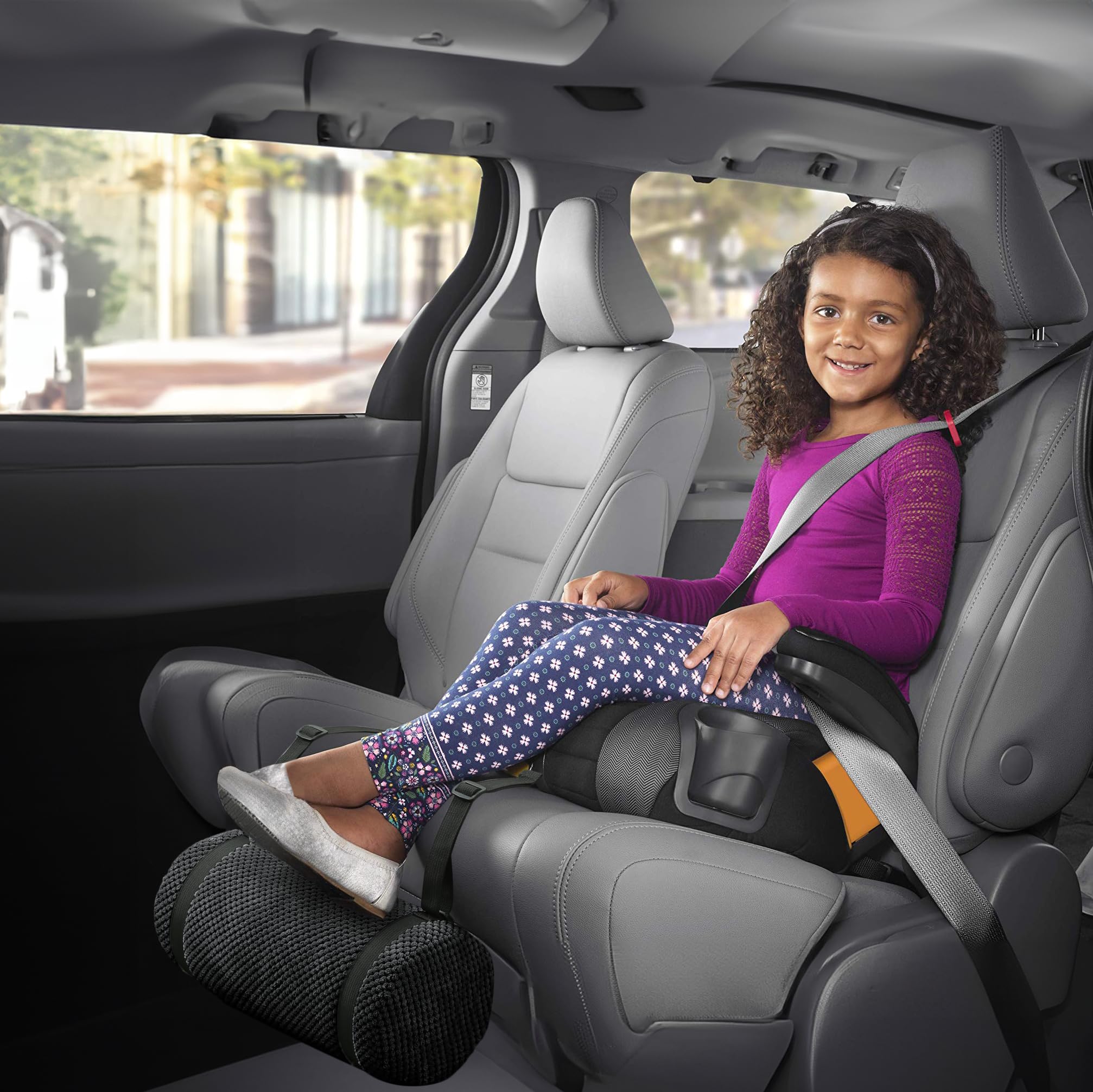 SWANOO Adjustable Car Seat Foot Rest for Kids - Comfortable Travel Support for Long Rides | Car Seat Accessories for Toddlers | Perfect for Road Trips and Family Vacations