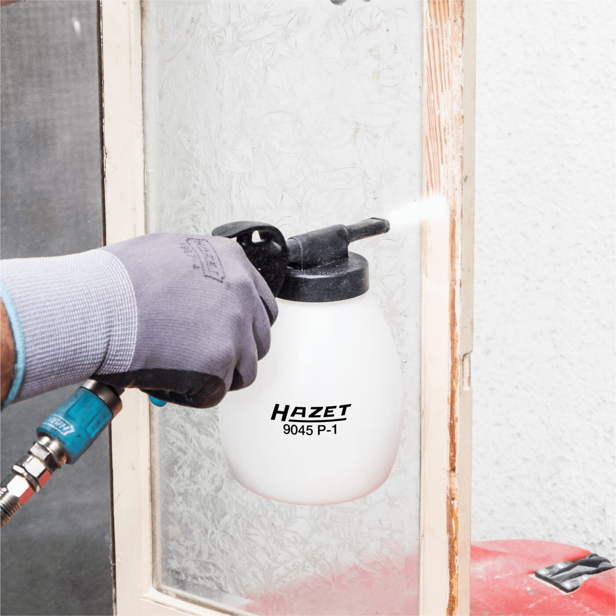 HAZET 9045P-1 Professional Soda Blaster Gun - High Pressure Sandblasting Tool for Rust Removal, Paint Stripping & Surface Cleaning | Ideal for Automotive, Metalwork & Industrial Applications