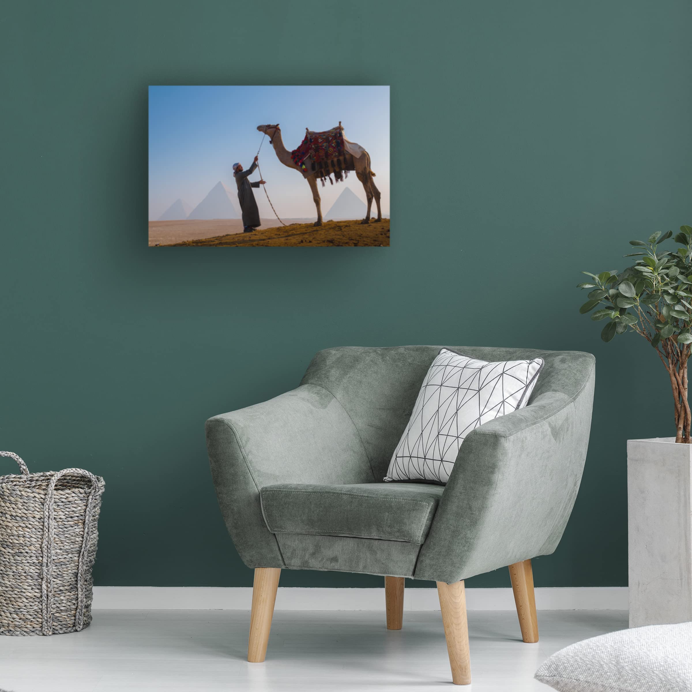 Trademark Fine Art 'Control' Canvas Art Print by Ali Khataw - Modern Abstract Wall Decor for Living Room, Bedroom & Office