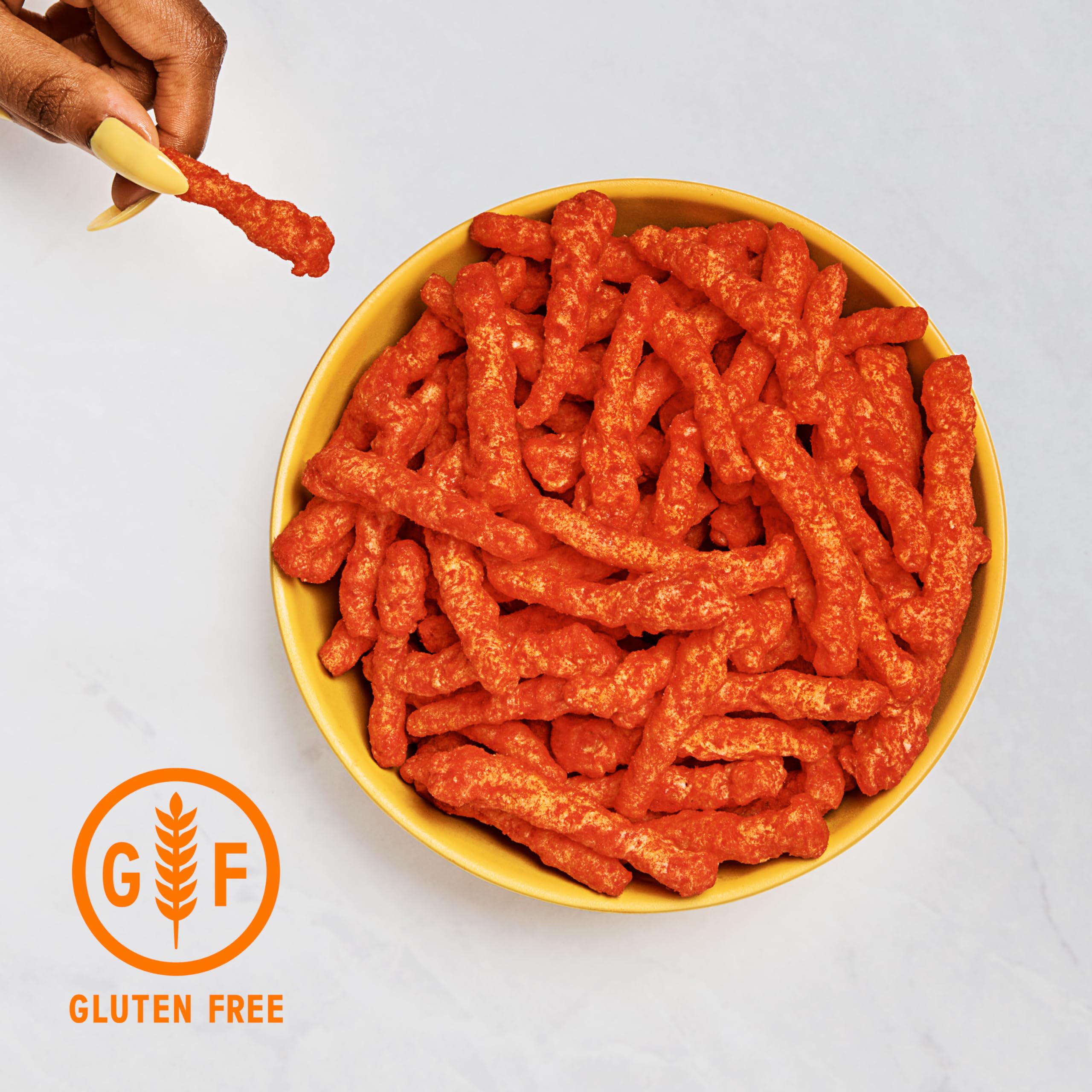 Flamin' Hot Cheetos Crunchy Cheese Snacks - Gluten Free, 8.5oz Bag - Perfect for Parties, Road Trips & Movie Nights