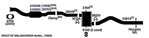 AP Exhaust Pipe 28549 - Durable Replacement for Cars & Trucks