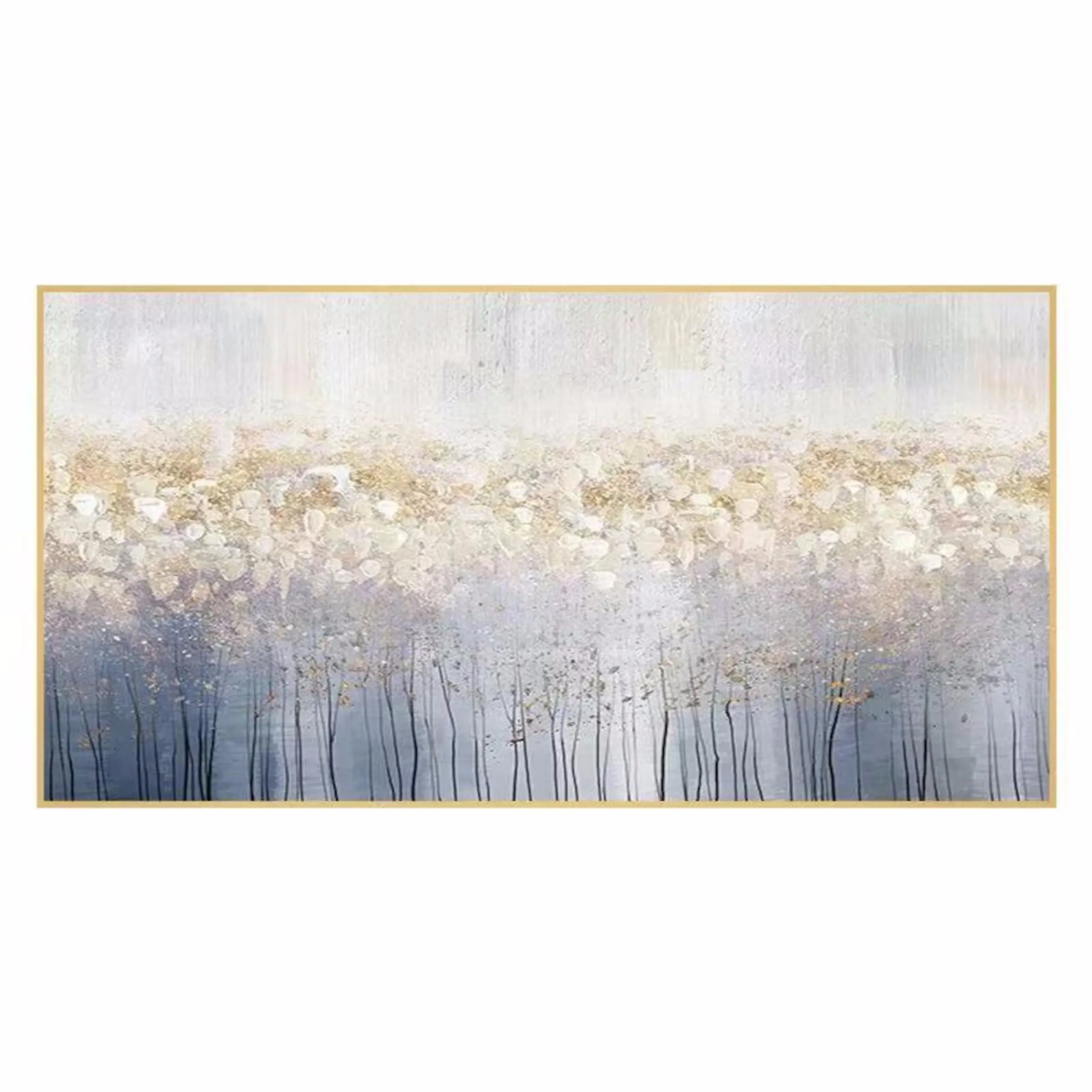 Flower and Tree Painting #FT074 - Handmade Canvas Art for Home Decor, Office Wall Art, Living Room & Bedroom Aesthetic