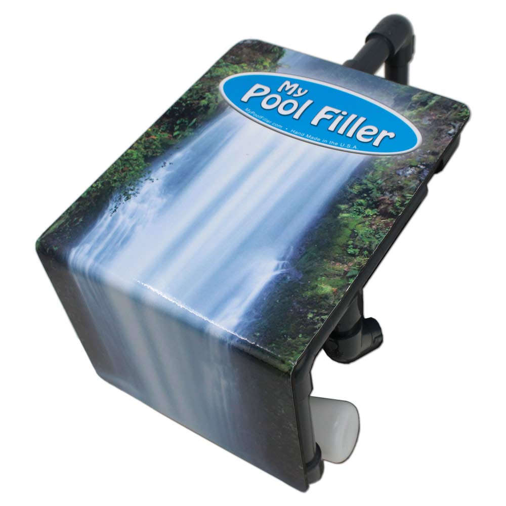 Automatic Water Leveler for Above Ground Pools - Waterfall Edition | Maintains Perfect Pool Water Level | Ideal for Backyard, Vacation Homes & Pool Parties