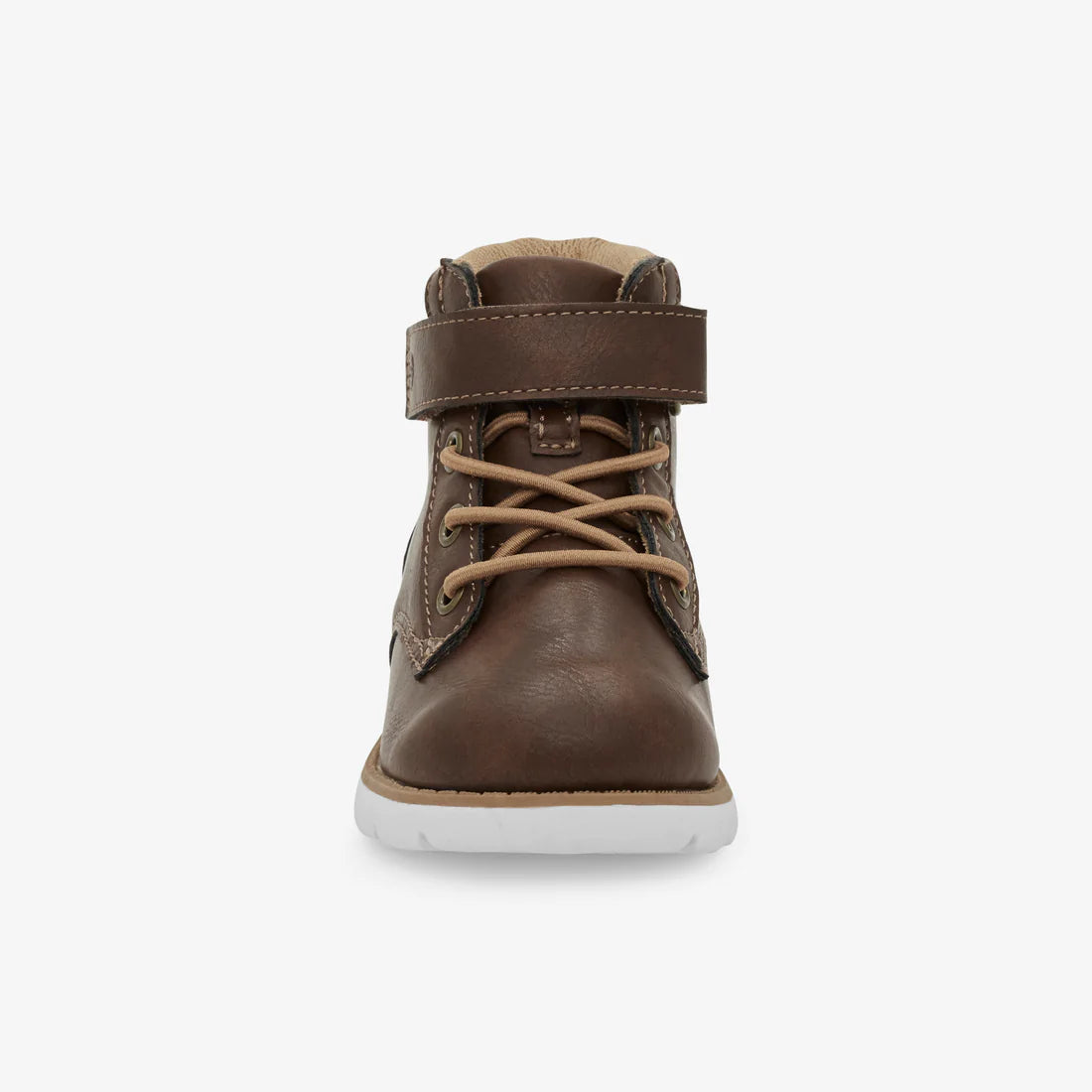 Stride Rite Brown Leather Baby & Toddler Boots - Waterproof Winter Boots for Boys & Girls - Comfortable First Walking Shoes for Infants 12-24 Months - Perfect for Outdoor Play & Cold Weather Adventures