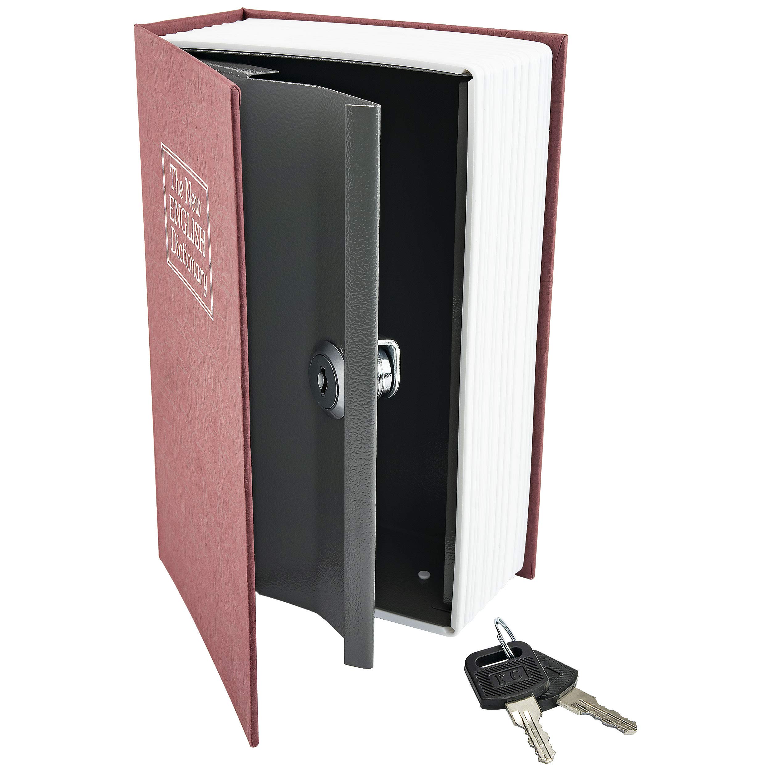 Southern Homewares Small English Dictionary Hidden Safe Box - Diversion Book Lock Box for Cash, Jewelry & Valuables - Perfect for Home, Office & Travel Security
