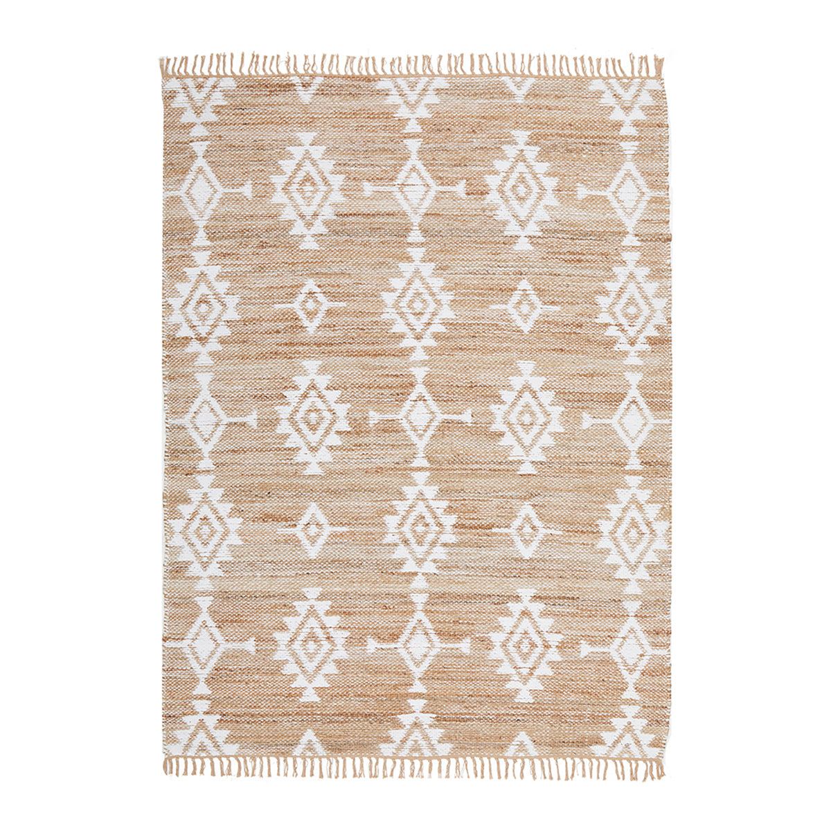 Bodhi Quinton Natural Fiber Rug - Handwoven Jute Area Rug for Living Room, Bedroom, or Boho Home Decor