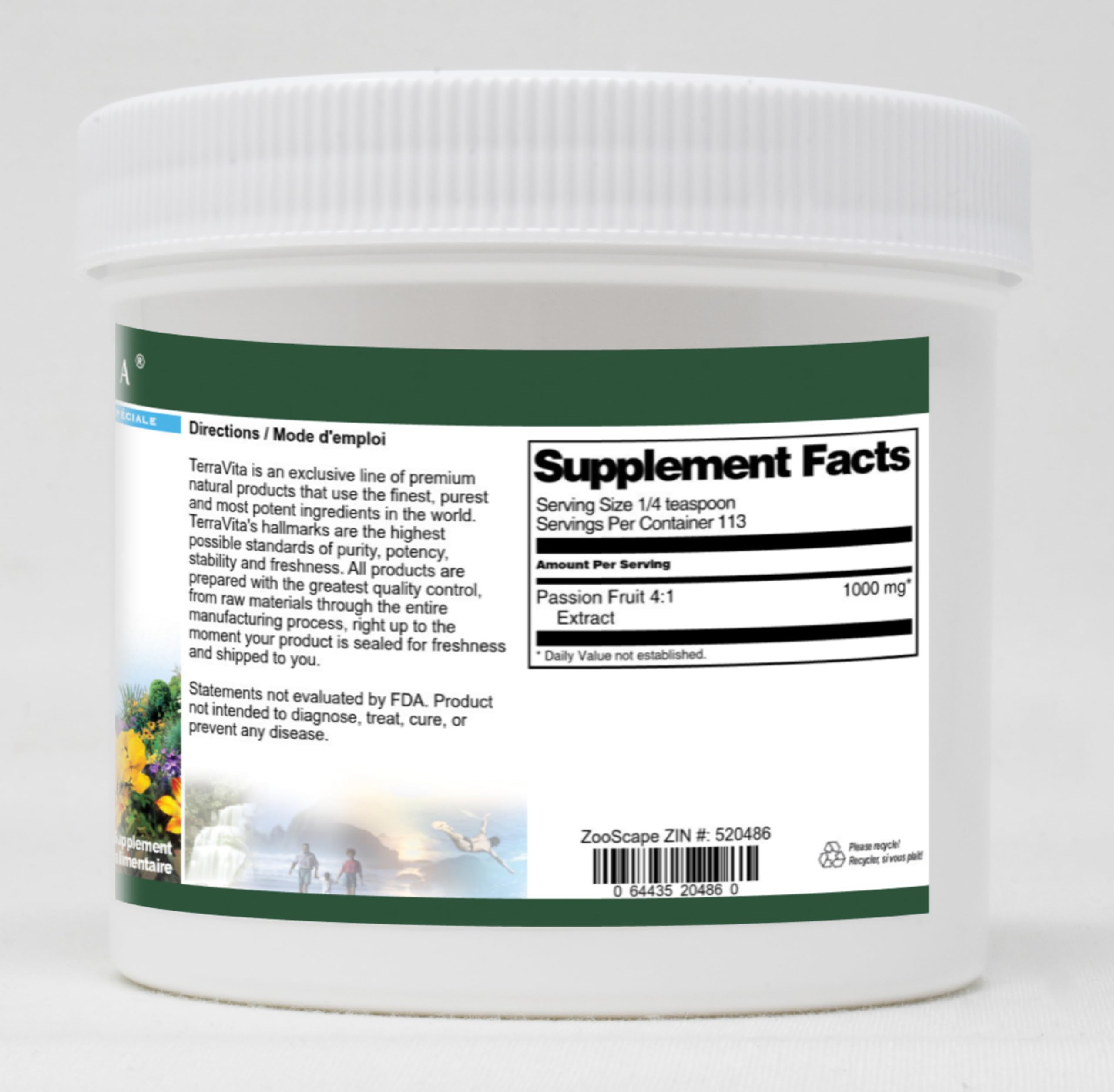 Organic Passion Fruit Extract Powder 4:1 Concentrate (4 oz) - 3 Pack | Natural Antioxidant Supplement for Smoothies, Baking & Wellness Drinks