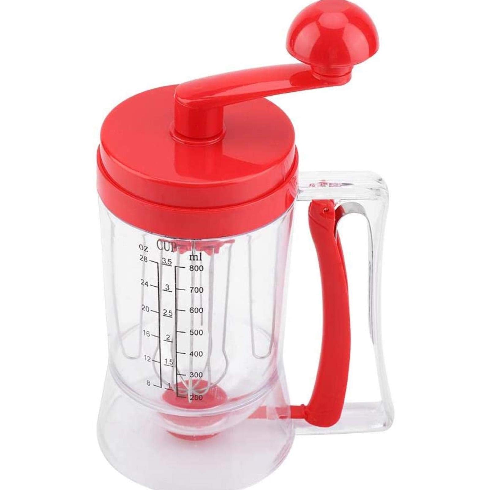 **Handheld Manual Pancake & Cupcake Batter Mixer Dispenser - Baking Tool for Cakes, Waffles, Muffins - Perfect for Home Kitchens & Bakeries**