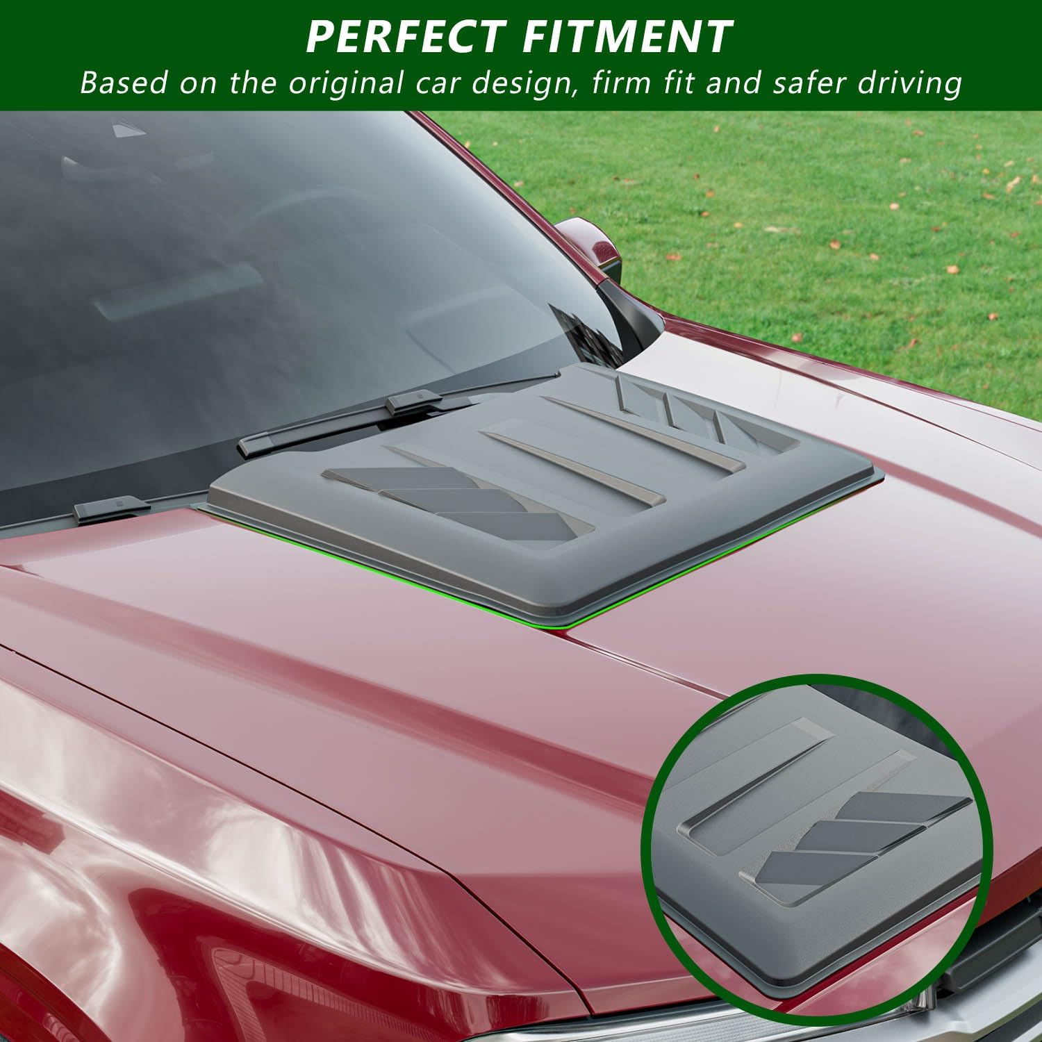 Ford Maverick Hood Scoop Replacement (2022-2025) | High-Quality Bonnet Vent Cover & Trim Accessories | Perfect for Off-Roading & Custom Car Upgrades