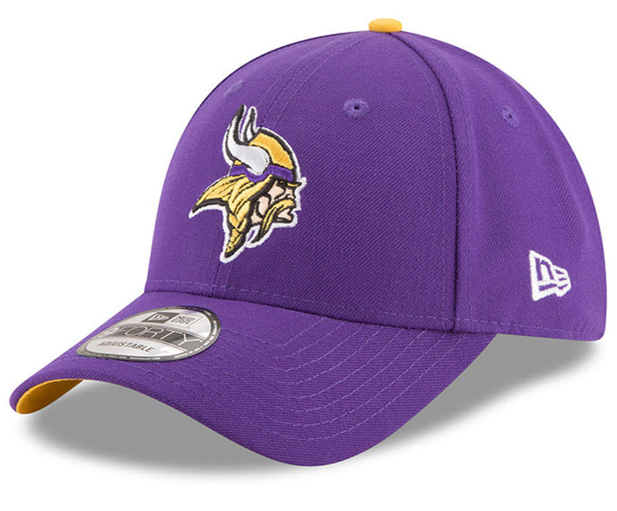 Minnesota Vikings New Era 940 The League NFL Adjustable Hat - Official NFL Team Cap for Men & Women - Perfect for Football Games, Tailgating & Fan Gear Collection