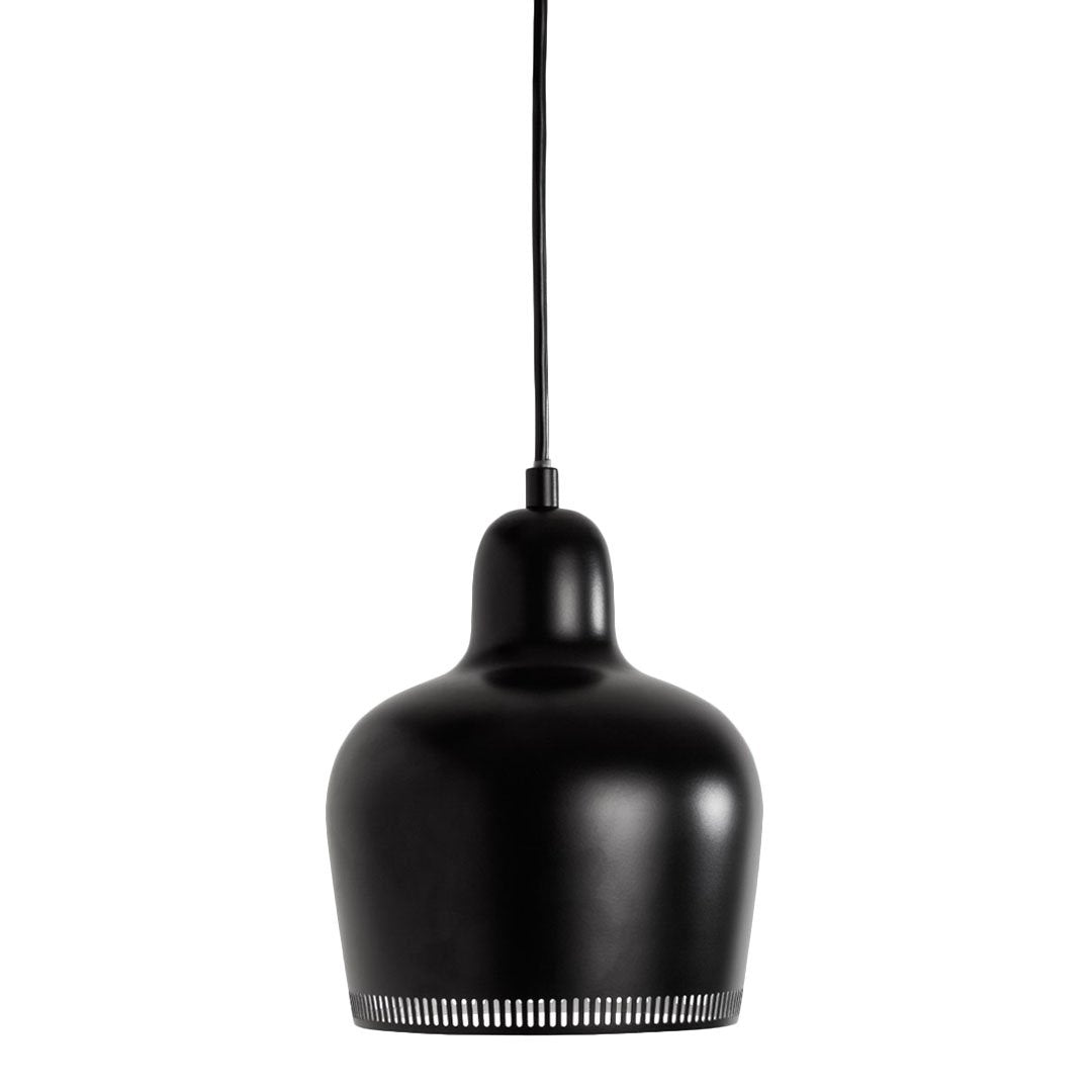 A330S Golden Bell Pendant Light - Vintage Brass Ceiling Fixture with Clear Glass Shade for Dining Room, Kitchen Island, or Entryway Lighting