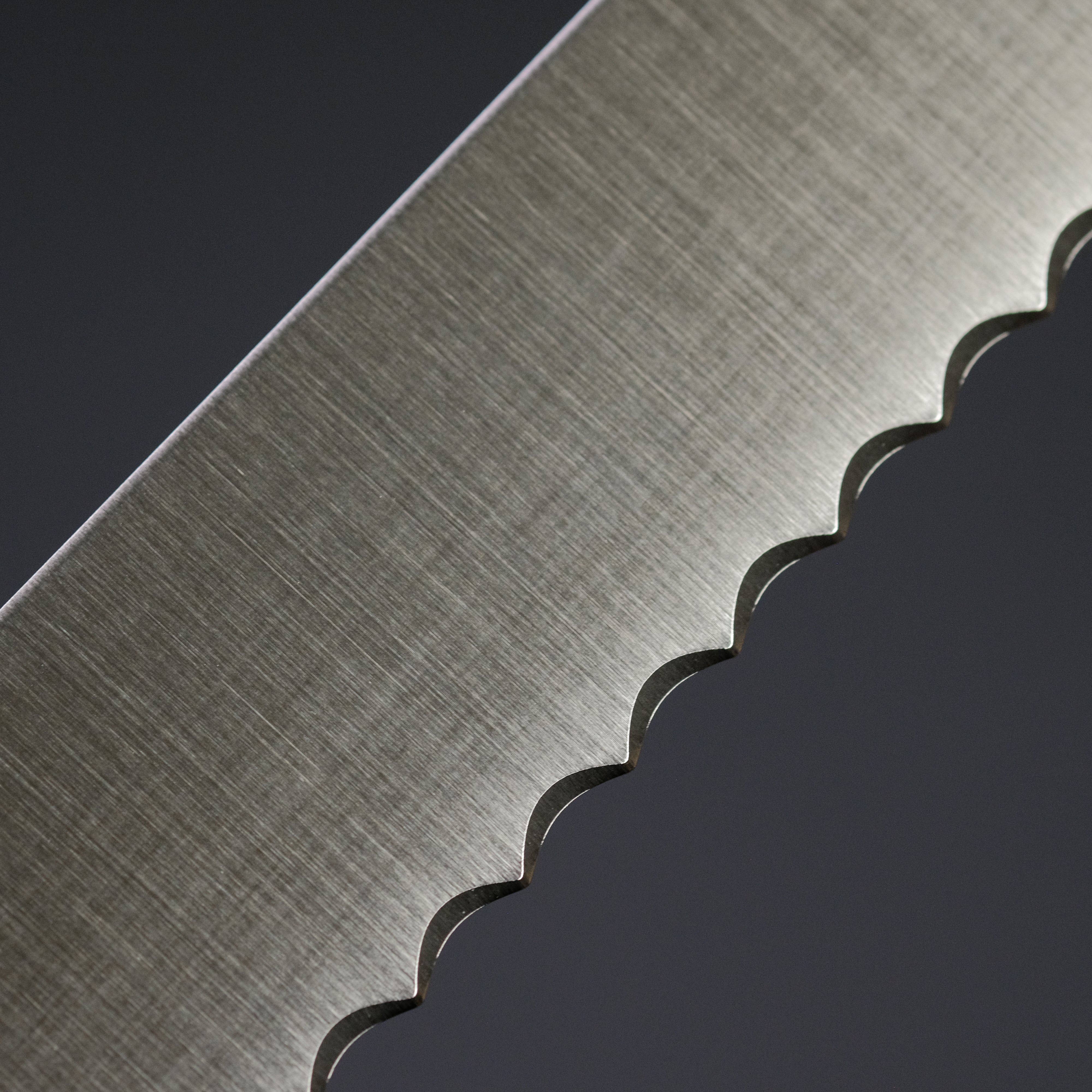 Hitohira Hiragana 300mm Bread Knife with Pakka Wood Handle - Perfect for Slicing Fresh Bread, Cakes & Pastries at Home or Bakery