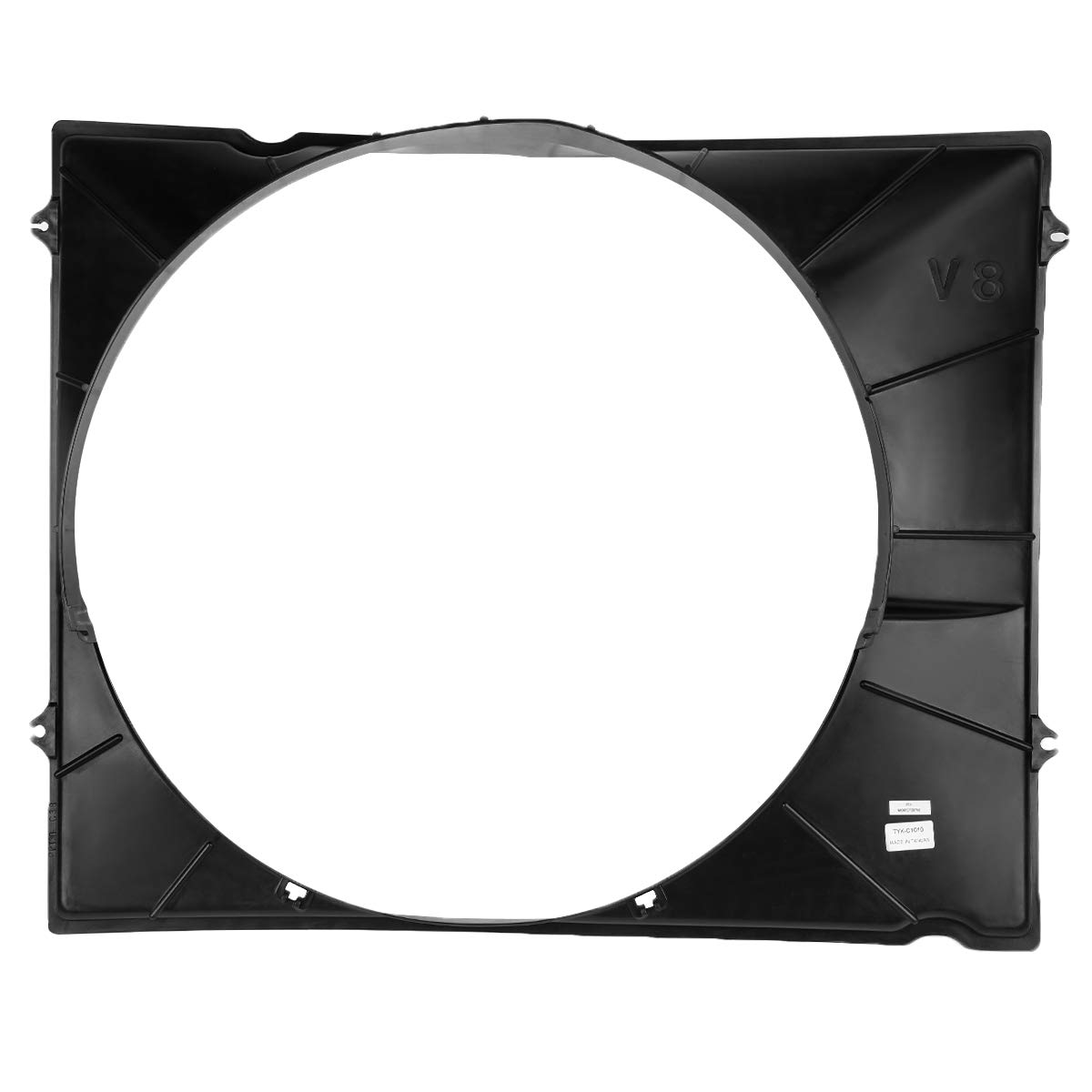 DNA MOTORING OEM-RF-0284 Radiator Cooling Fan Shroud - Direct Replacement for 00-02 Toyota Tundra 4.7L (Non-Double Cab) | Improved Cooling Efficiency | Perfect for Off-Roading, Towing & Hot Weather Driving