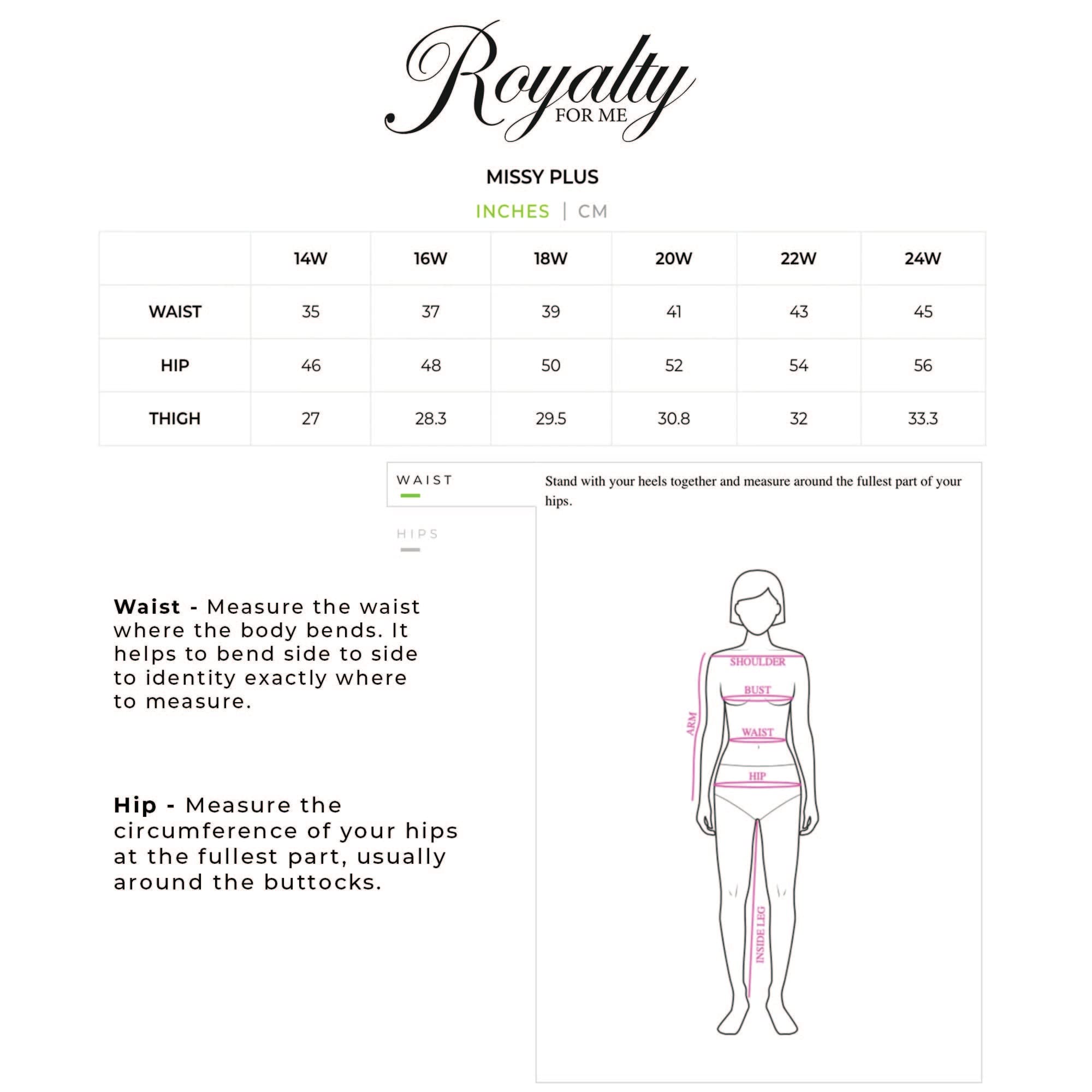 Royalty For Me Women's Plus Size High Rise Skinny Jeans - Stretch Denim Pants for Curvy Figures | Perfect for Work, Casual Outfits & Date Nights