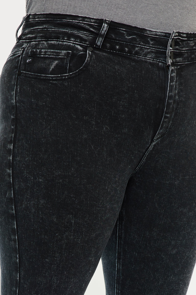 Amirah Ultra High Rise Flare Jeans for Women - Plus Size Stretch Denim Pants, Comfortable Bootcut Jeans for Curvy Body - Perfect for Casual Wear, Office & Night Out