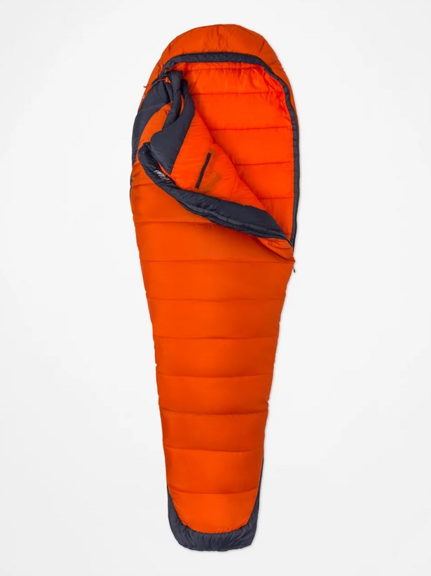 Marmot Trestles Elite Eco 0°F Men's Winter Sleeping Bag - Lightweight & Waterproof for Camping, Hiking & Backpacking in Cold Weather