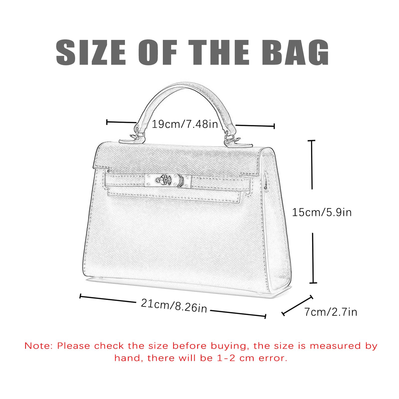 Women's Mini Leather Satchel Bag 9x2.5x5.5 Inch - Stylish Shoulder Purse & Top Handle Handbag for Women | Perfect for Work, Travel & Everyday Use
