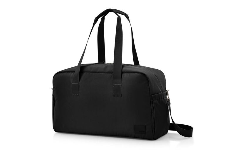American Tourister Urban Groove Duffle Bag - Large Travel Duffel with Wheels, Black - Perfect for Gym, Weekend Trips & Air Travel Carry-On