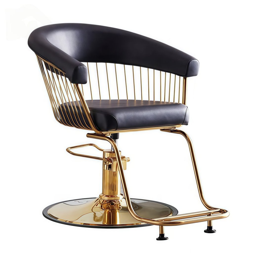 Professional Adjustable Salon Styling Chair - Hydraulic Hairdresser Chair with 360° Swivel & Footrest - Perfect for Barber Shops, Beauty Salons & Home Hair Styling