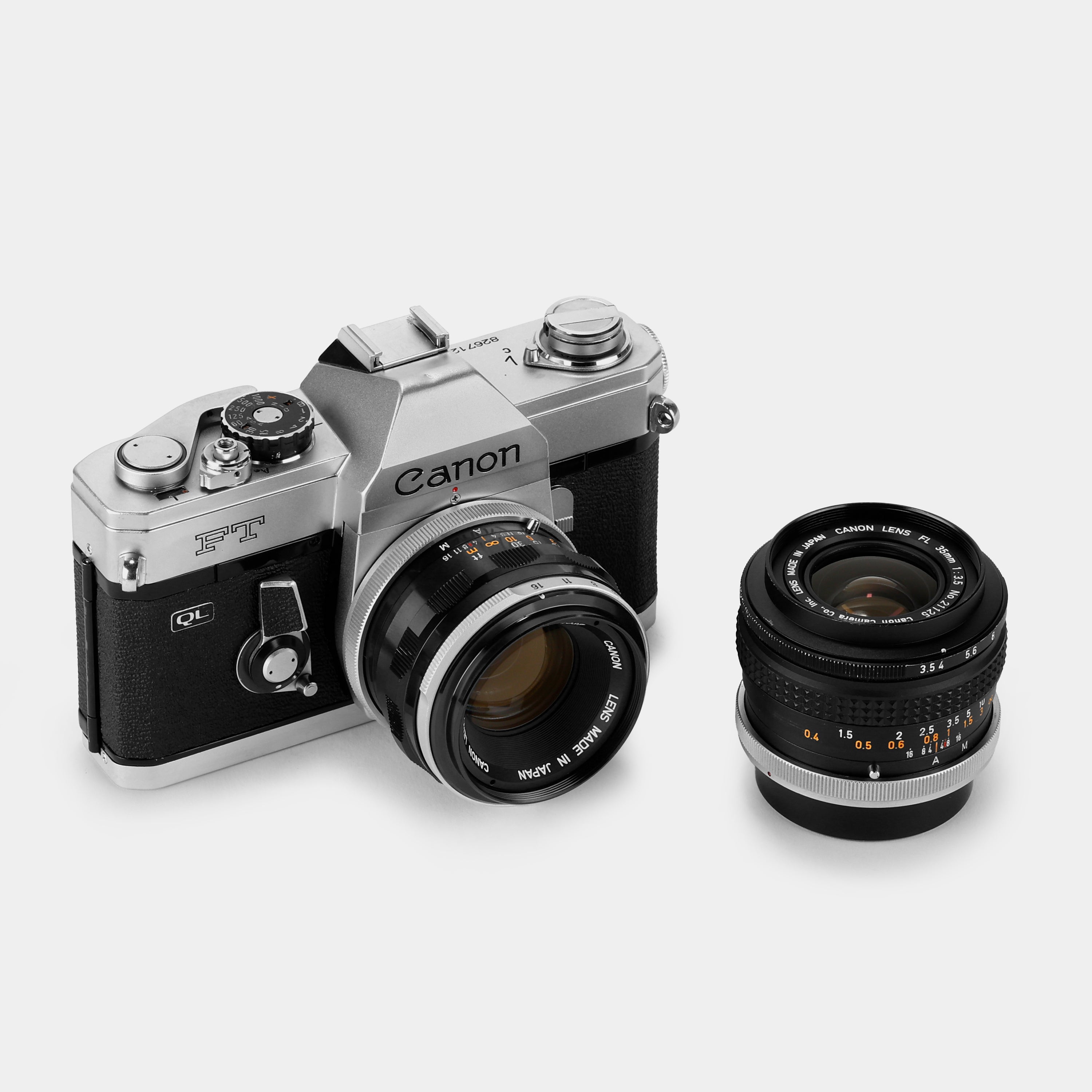 Canon FT QL 35mm SLR Film Camera Vintage Classic for Photography Enthusiasts - Perfect for Street Photography, Travel & Retro Shooting