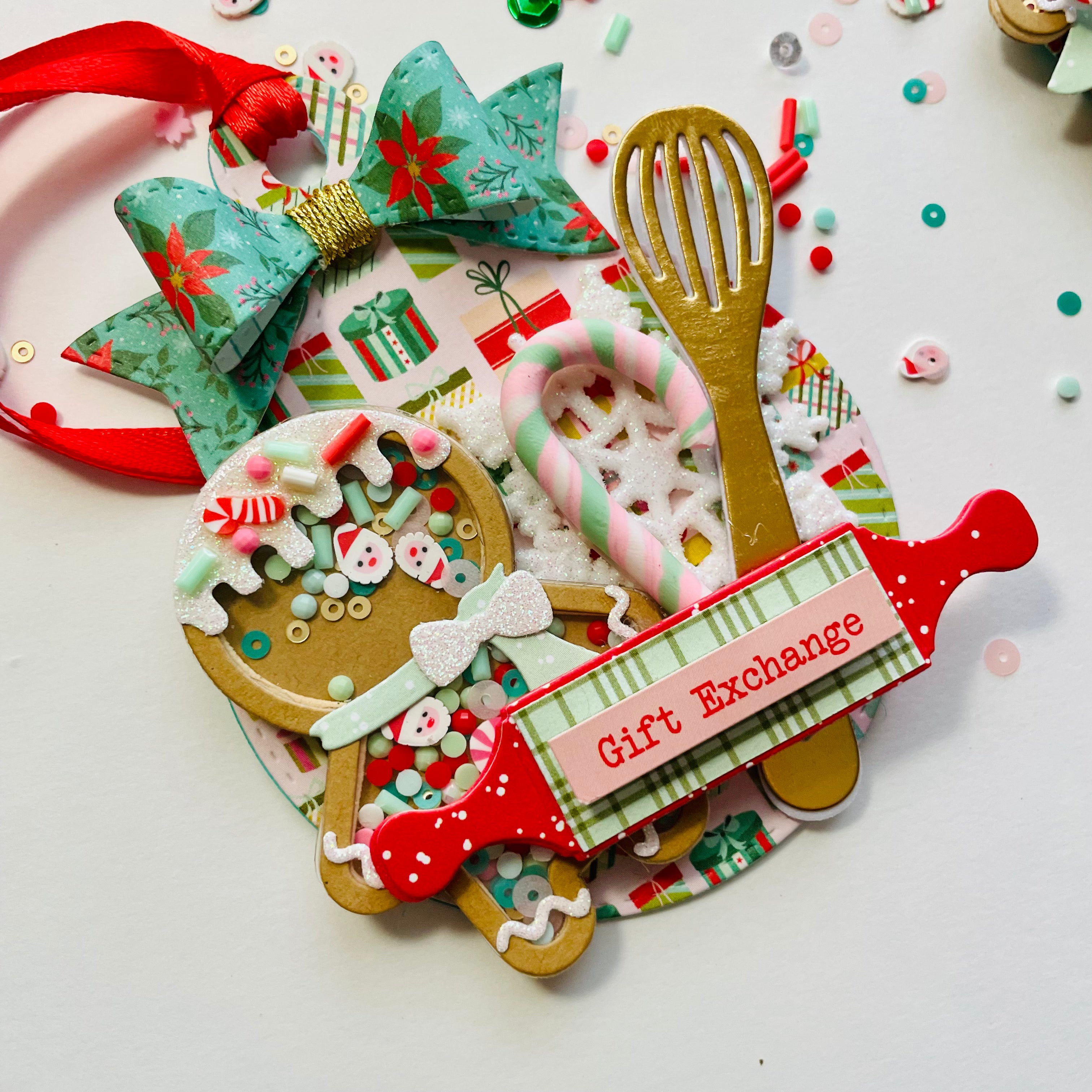 Mini Gingerbread Dolls - Handmade Christmas Decorations for Tree, Home & Holiday Party Decor | Perfect for DIY Crafts, Gifts & Festive Ornaments